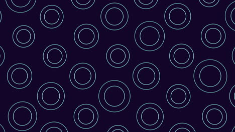 floating circles intricate pattern on dark background