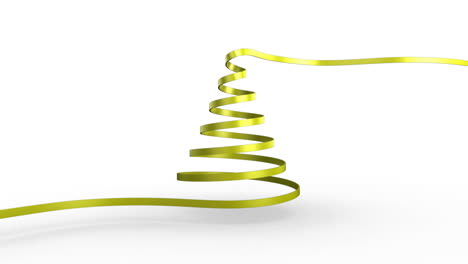 Ribbon-swirling-to-form-christmas-tree-shape