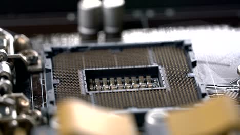 cpu socket rotates on the turntable