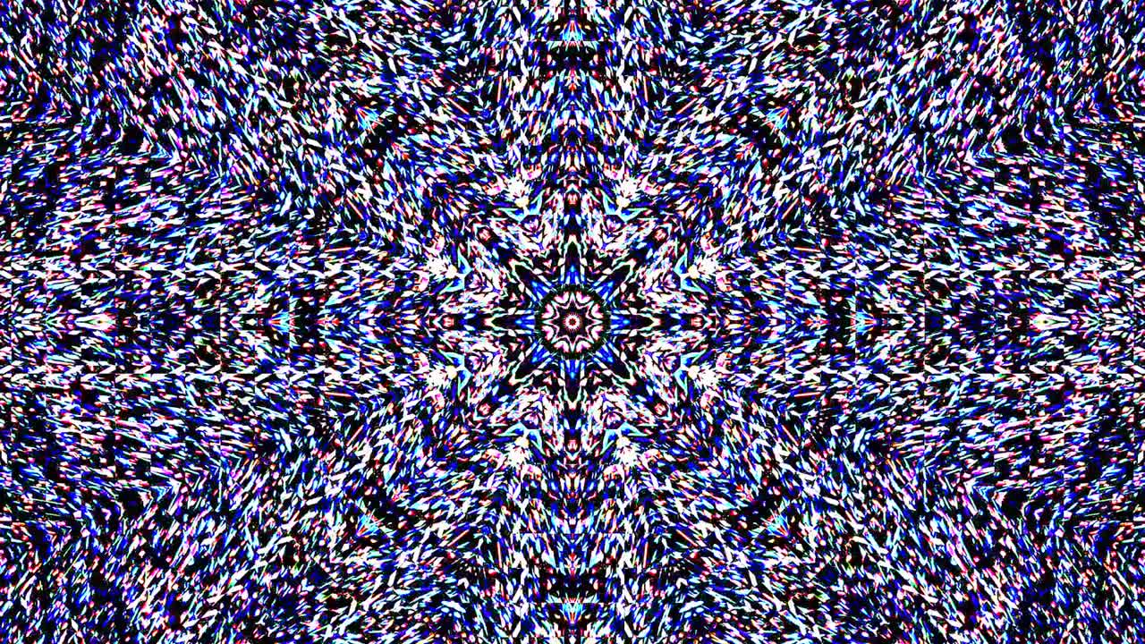 Bright abstract light governing full color, kaleidoscope