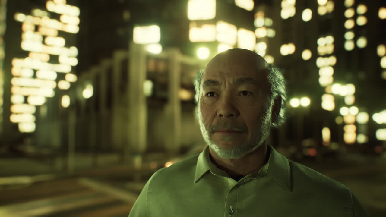 ⁇ 은 아시아 남자 의 초상화