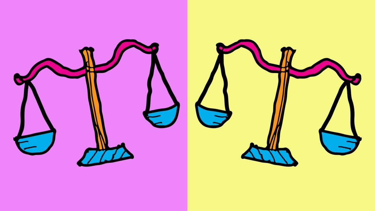 어린이들이 법의 주제로 팝 아트를 그림 그리는 원활한 배경