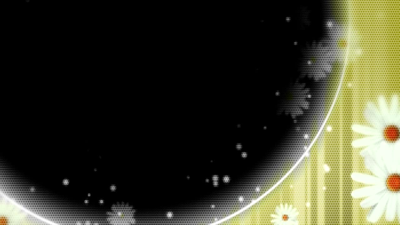 움직이는 꽃을 보여주는 애니메이션 모션 배경 장미 잎자루  크리산테무스