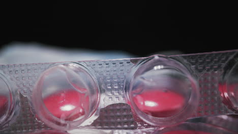 empty blister of drugs used to cure dangerous sickness