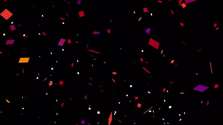 コンフェッティ・パーティクル アルファ・チャネル