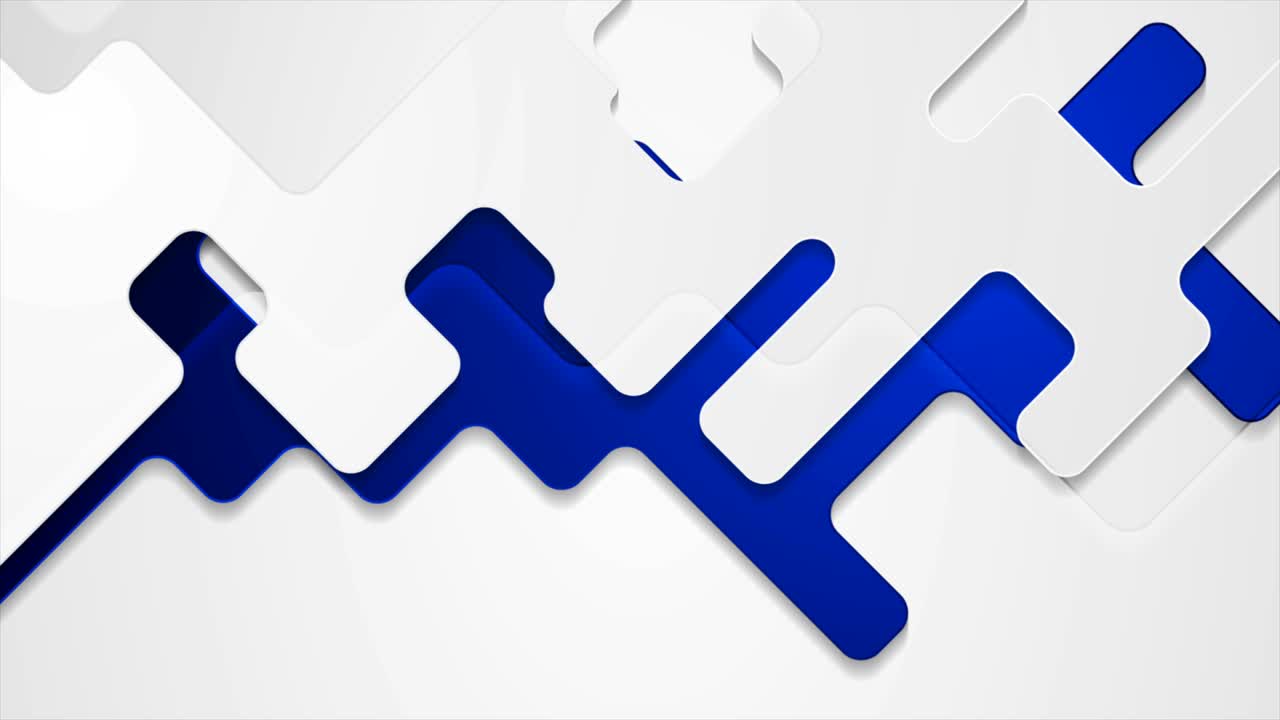 fondo de movimiento abstracto geométrico brillante gris y azul