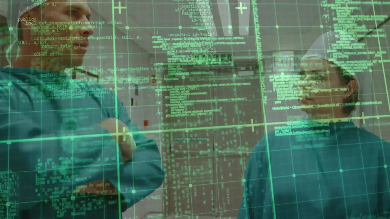Animation of data processing over diverse male and female surgeons