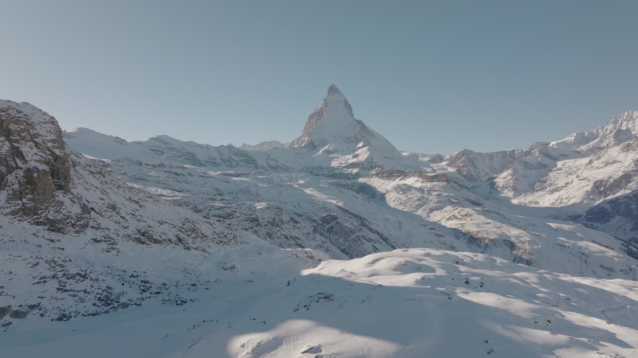 increíble panorama montañoso de matterhorn, zermatt, suiza