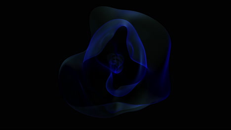 Mysterious-swirling-blue-and-black-abstract-design