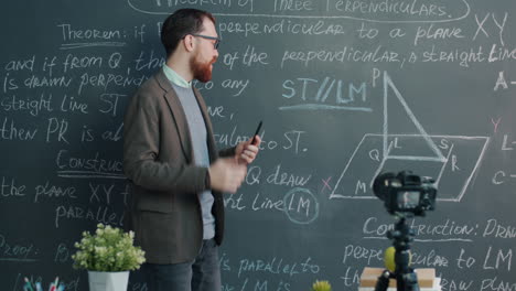 geometry lesson: theorem on three perpendiculars