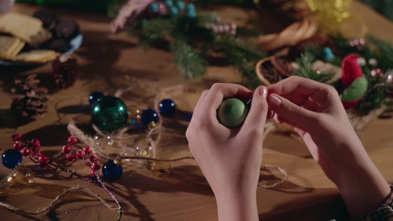 Making Christmas Ornaments