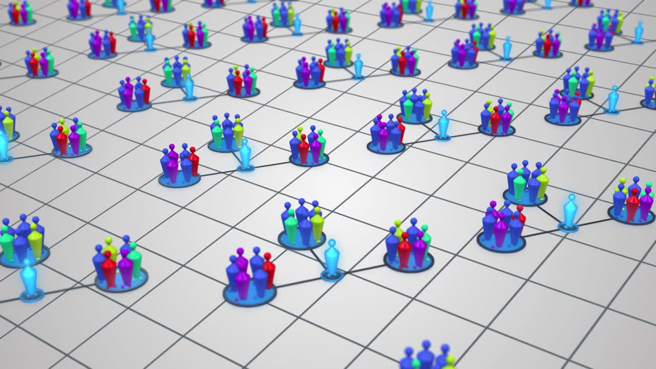 3D Infographics Community People