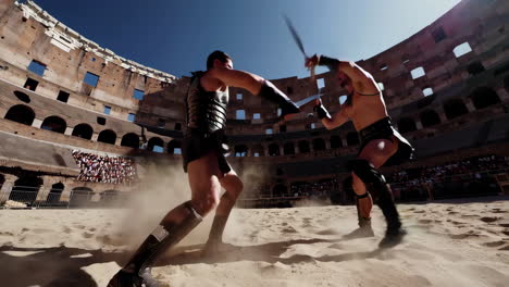 gladiators in the colosseum