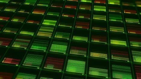 visualización de datos en una interfaz digital