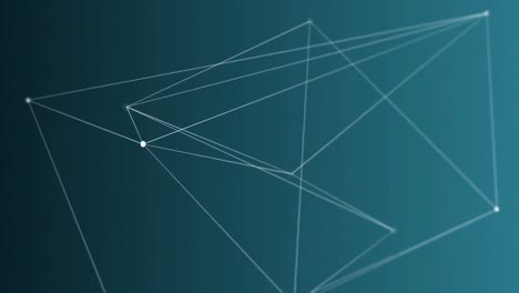 video generado digitalmente de la línea geométrica