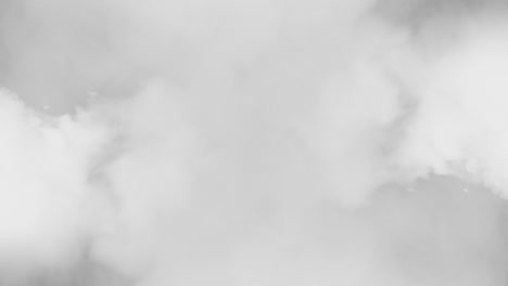 thick smoke on black background