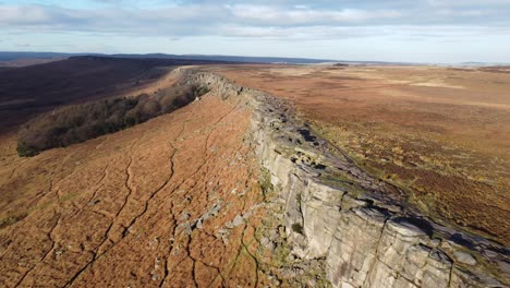 Blick-Auf-Die-Klippen-Am-Späten-Nachmittag-Im-Peak-District