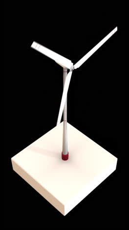 3d model of a wind turbine