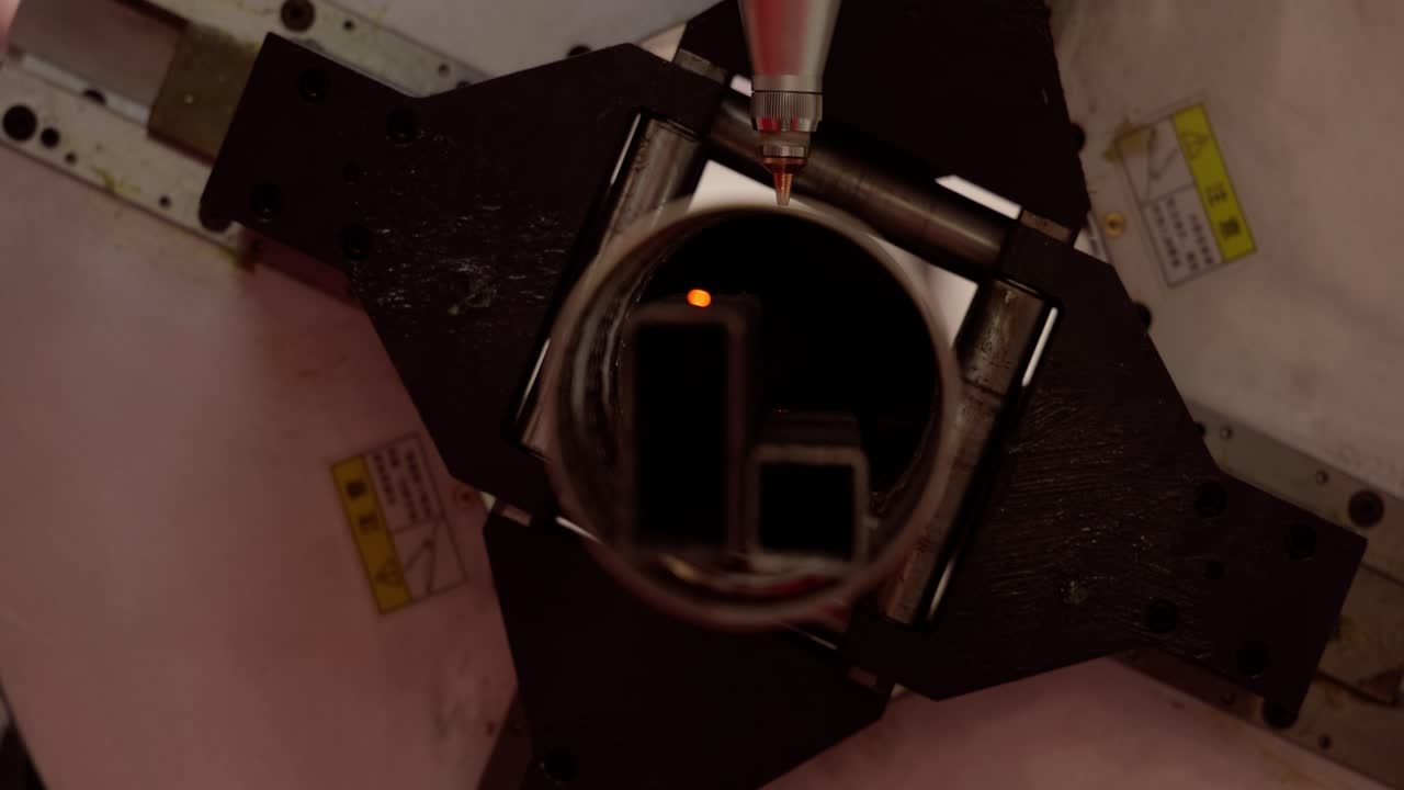 CNC Laser cutting of metal, modern industrial technology