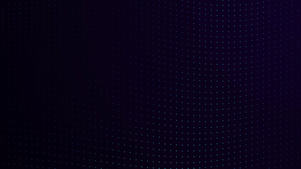 Abstract Digital Background with Glowing Blue Dots on Dark Gradient