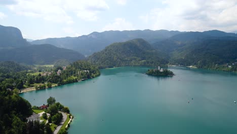 eslovenia hermosa naturaleza - lago bled.