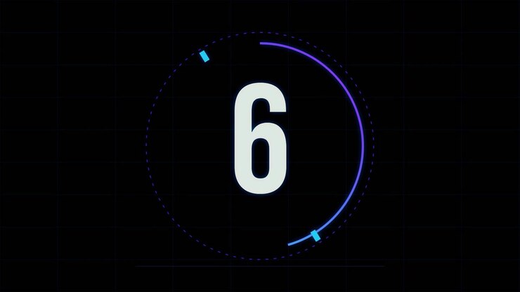 Digital Countdown Timer with Circular Progress Indicator