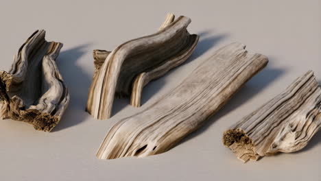 Collection of Weathered Driftwood Pieces