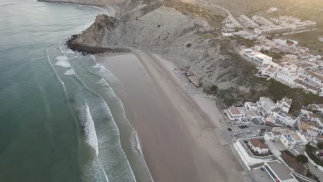 Burgau-Beach,-Algarve,portugal