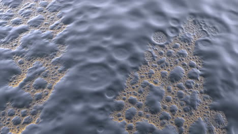 abstract bumpy gold and grey textured fractal
