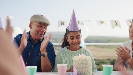 fiesta de cumpleaños, feliz y la gente aplaudiendo