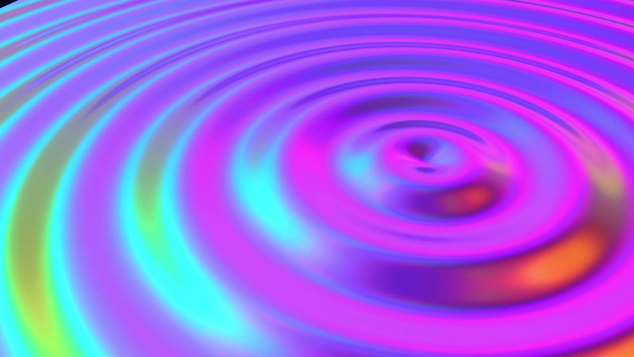 ripple water iridescent background, water ripple wave animation, 4k resolution