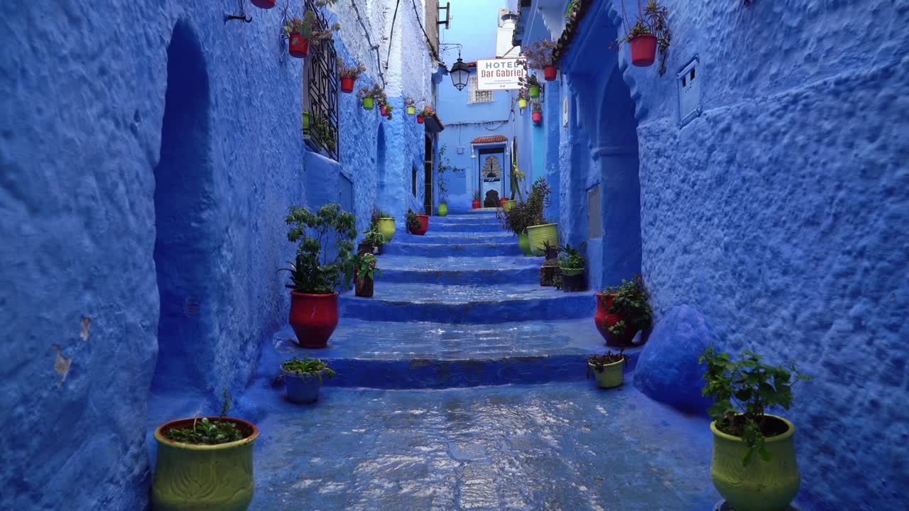 Walking through Chefchaouen, Morocco, the Blue Pearl, feels like stepping into a fairytale with its picturesque blue walls and charming houses