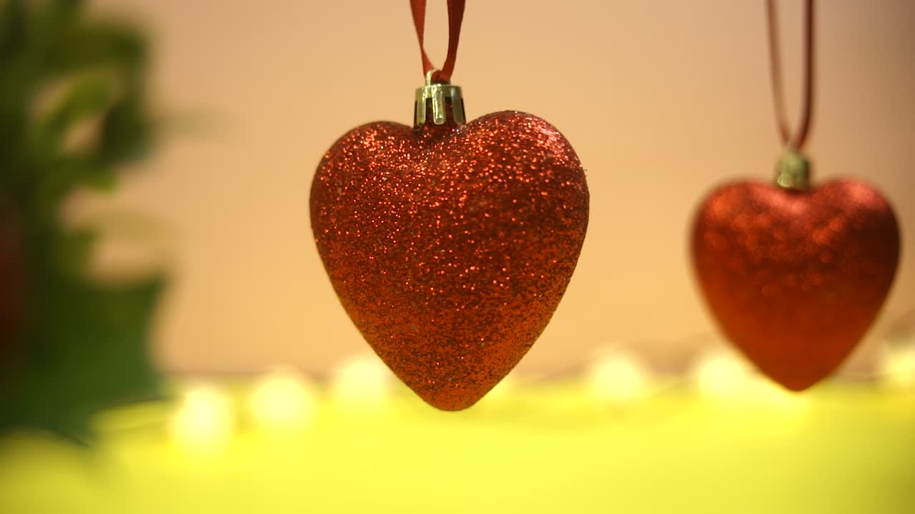 결혼식, 기념일 및 사랑의 발렌타인 축제에 대한 4k 사랑 테마 모션 배경