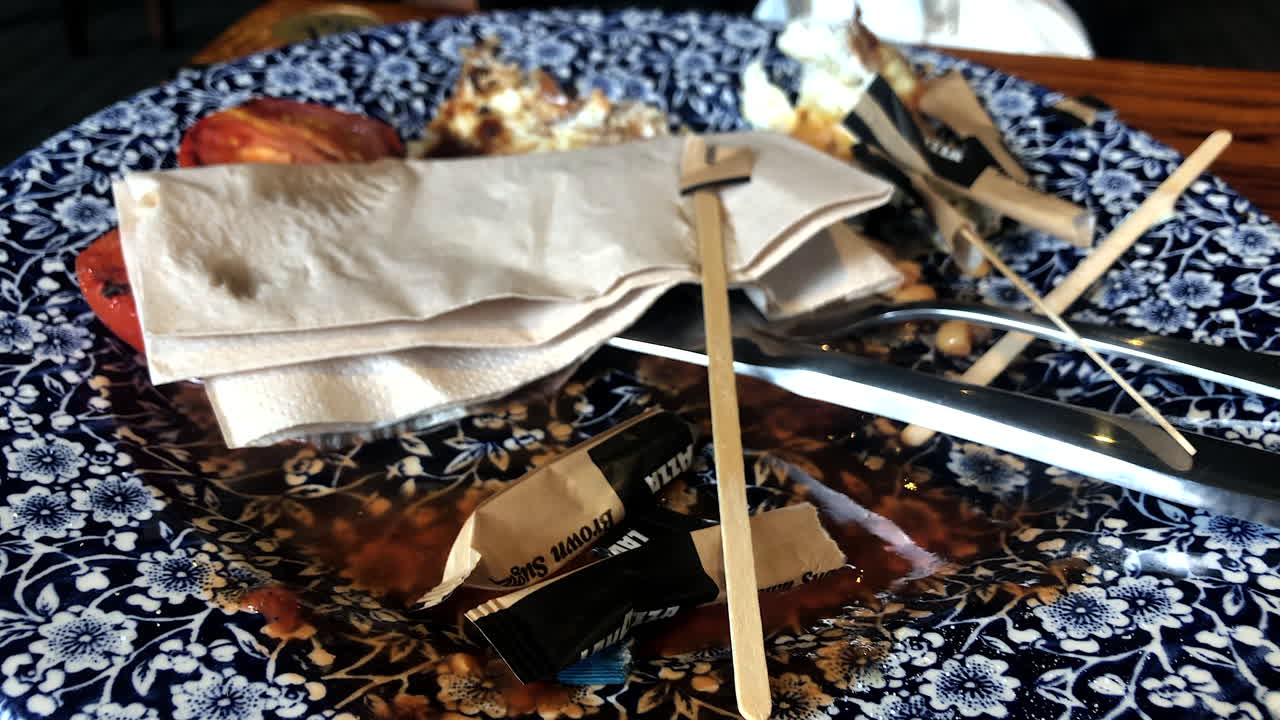 카페 풀 영국식 아침 식사, 먹고 마무리