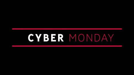 Weißer-Und-Roter-Cyber-Monday-Text-Erscheint