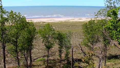 indiana dunes lake michigan shoreline national park united states nature landscape