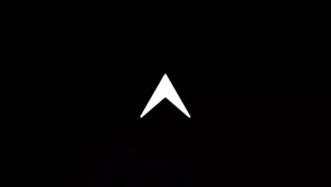 glitch deslizamiento hacia arriba botón de animación. aplicación y iconos de redes sociales, deslizamiento para la publicidad. redes sociales flechas de desplazamiento. animación de video 4k con canal alfa