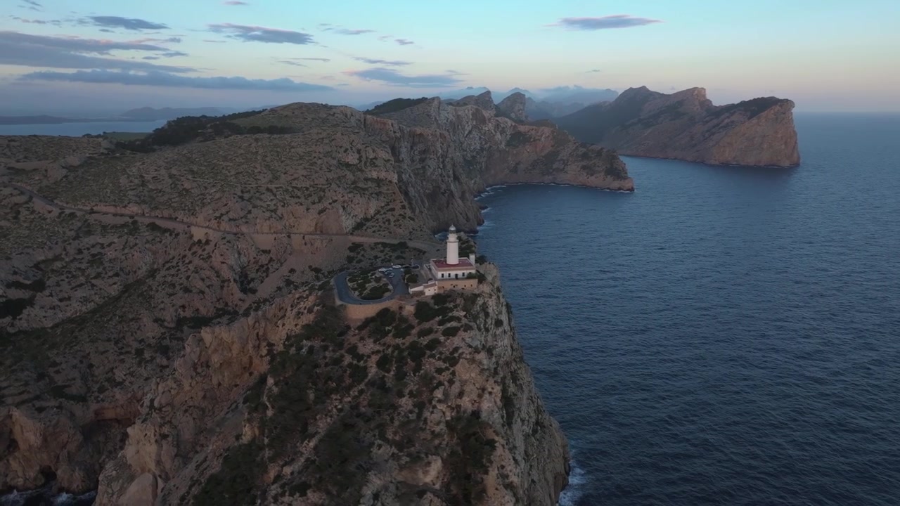 Mirador de Cap Formentor - Riprese cinematografiche con drone in 4K - Maiorca - Spagna 015