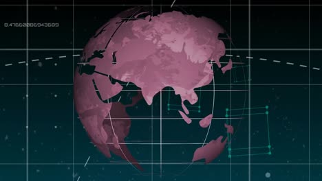 Animation-of-globe-over-data-processing