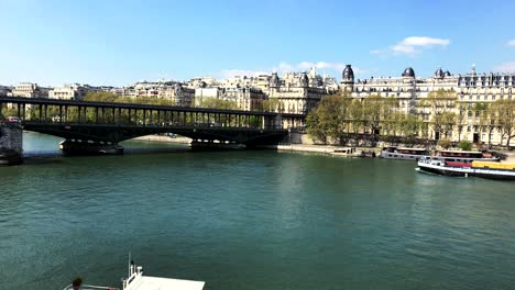 sein river in paris, france