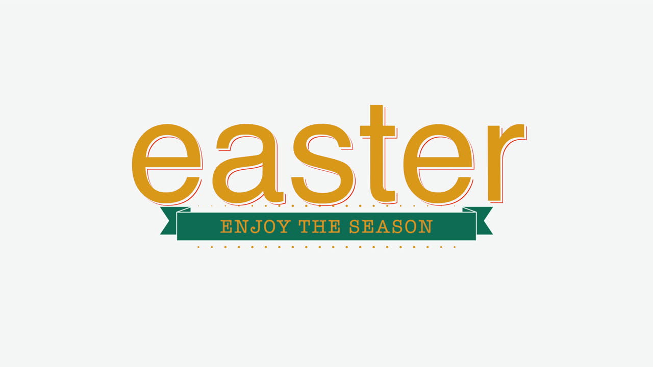 Testo 'Buona Pasqua' su sfondo bianco 7