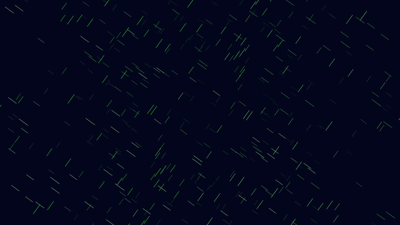 Digital neon lines in rows on black gradient