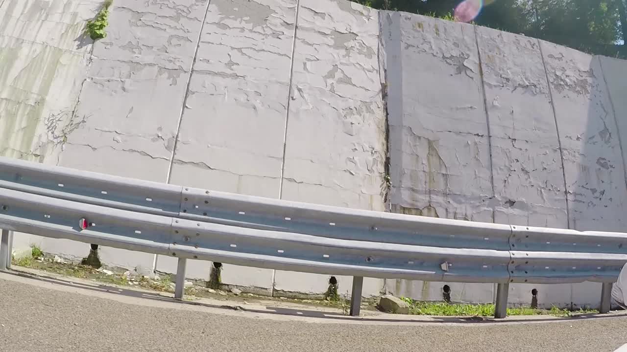 산악 도로와 경치 좋은 전망대