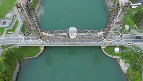 Toma-De-Drones-Del-Canal-Welland-En-Ontario