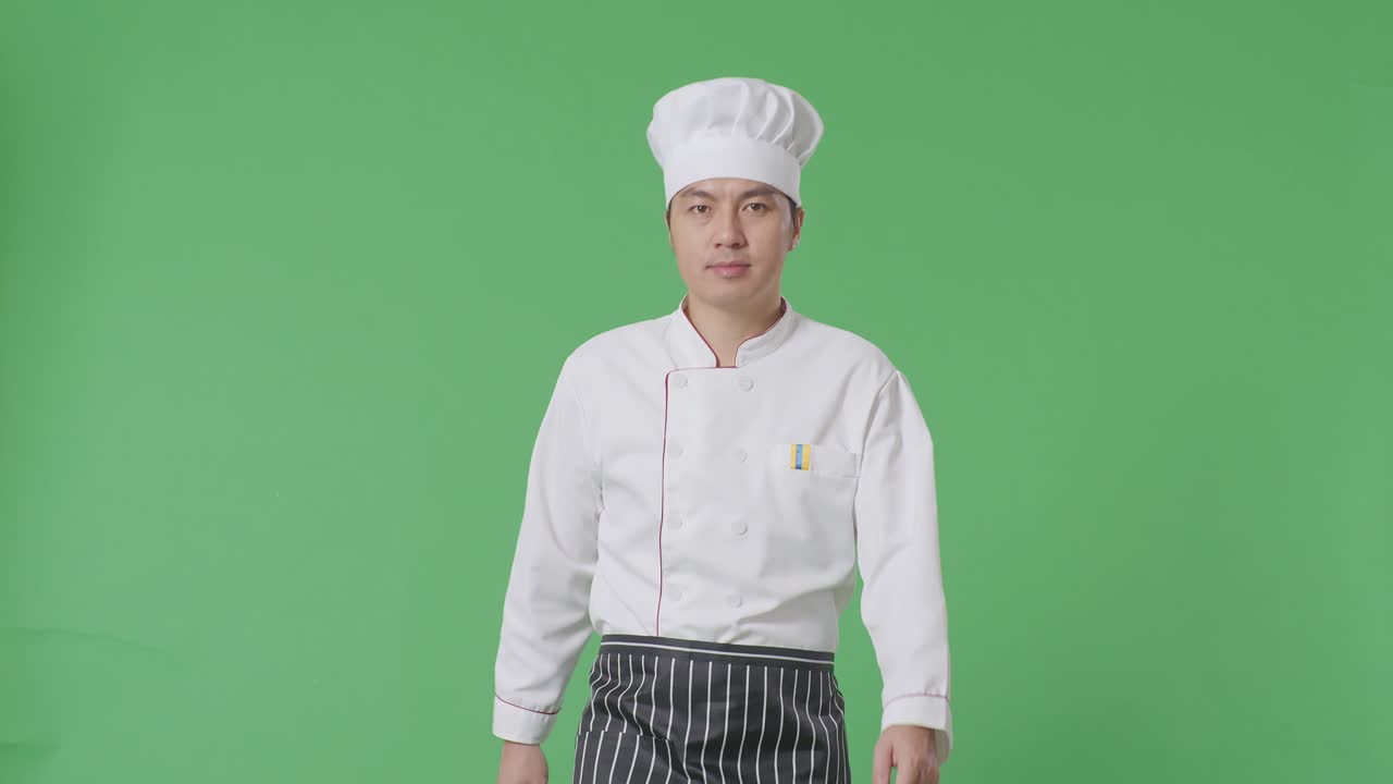 Chef em uniforme