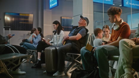 airport waiting area