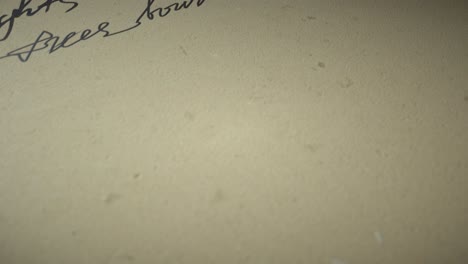 vintage letter and handwriting