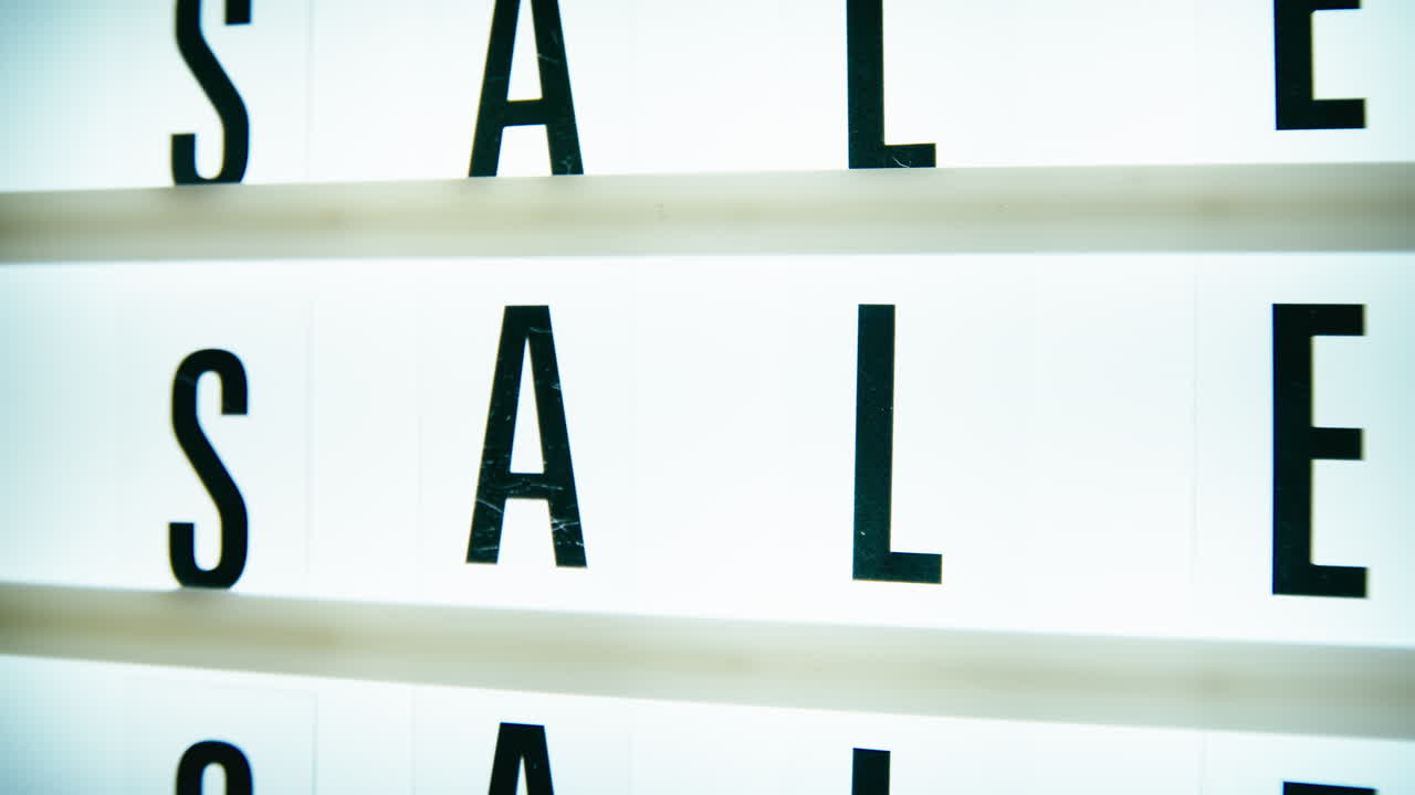 Repeated written sale for in-store discounts during the Black Friday celebration