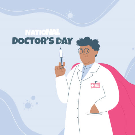 national doctor's day illustration