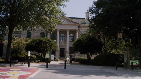 exterior of the douglas county courthouse in georgia